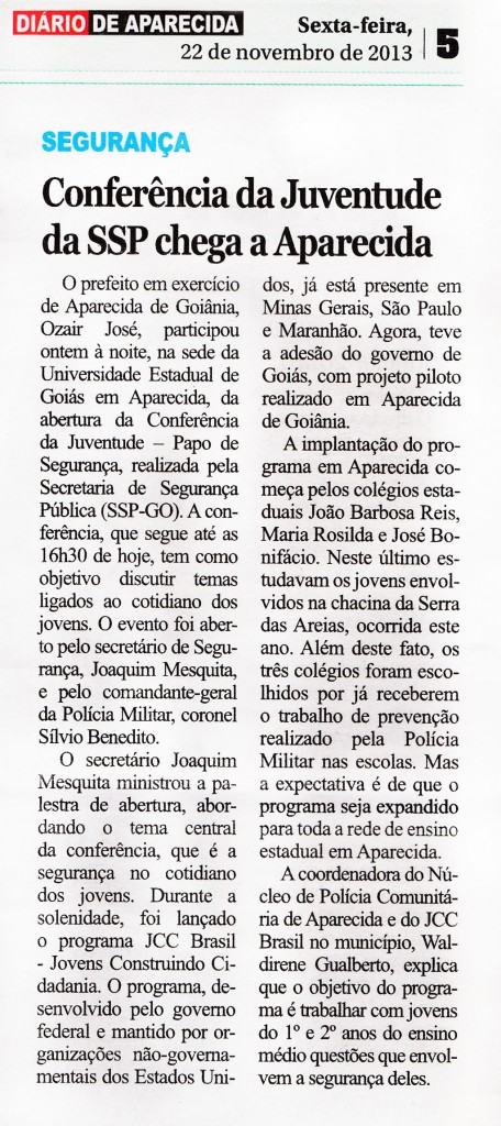 diario de aparecida